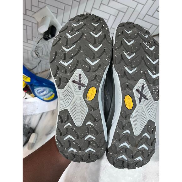 HOKA One One Transport GTX Men’s Size 10.5 Gray Gore-Tex Waterproof Trail Shoes - Picture 8 of 16